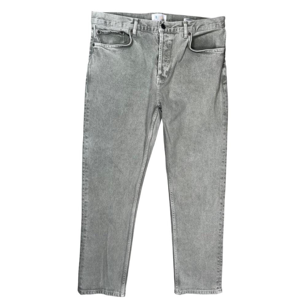 Rails The Melrose Classic Slim Jeans Women 31 Grey Button Fly Organic Cotton
